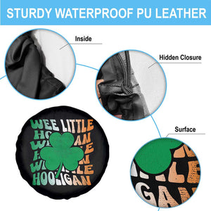 Funny St Patricks Day Spare Tire Cover Wee Little Hooligan Funny Leprechaun Kids Boys Girls TS02 Print Your Wear