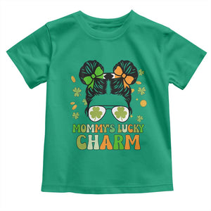 Funny St Patricks Day Kid Toddler T Shirt Daddy's Lucky Charm Cute Little Bun Girls TS02 Irish Green Print Your Wear