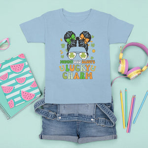 Funny St. Patricks Day Kid T Shirt For Kid Mommy And Daddy's Lucky Charm Little Bun TS02 Light Blue Printyourwear