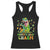 Funny St Patricks Day Kid Racerback Tank Top Daddy's Lucky Charm Cute Dinosaur Boys Kids TS02 Black Print Your Wear