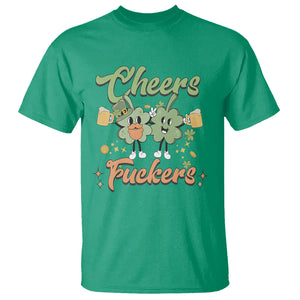 Funny St. Patricks Day Drinking T Shirt Cheers Fuckers Shamrock Lucky Charm TS02 Irish Green Printyourwear