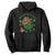 Funny St. Patricks Cowboy Hoodie Howdy Go Lucky Retro Disco Western Life TS02 Black Printyourwear
