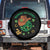 Funny St Patricks Cowboy Spare Tire Cover Howdy Go Lucky Retro Disco Western Life TS02 No hole Black Print Your Wear