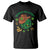 Funny St. Patricks Cowboy T Shirt Howdy Go Lucky Retro Disco Western Life TS02 Black Printyourwear
