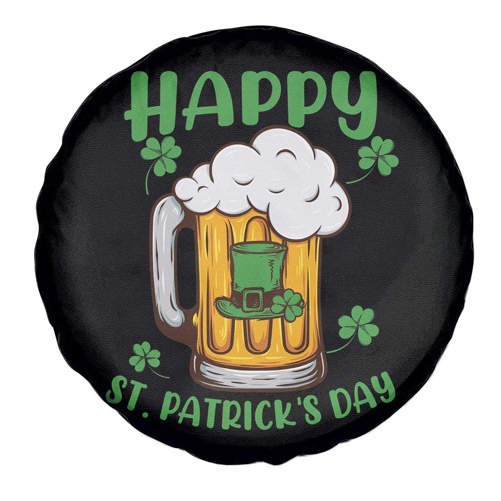 Funny St Patricks Day Drinking Spare Tire Cover Happy Paddy's Patty's Day Beer Lover TS02 Print Your Wear