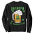 Funny St. Patricks Day Drinking Sweatshirt Happy Paddy's Patty's Day Beer Lover TS02 Black Printyourwear