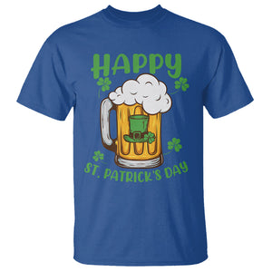 Funny St. Patricks Day Drinking T Shirt Happy Paddy's Patty's Day Beer Lover TS02 Royal Blue Printyourwear