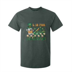 Funny Nurse St Patricks Day T Shirt For Kid Retro L is for Lorazepam Nursing Life TS02 Dark Forest Green Print Your Wear