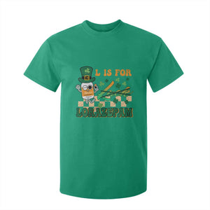 Funny Nurse St Patricks Day T Shirt For Kid Retro L is for Lorazepam Nursing Life TS02 Irish Green Print Your Wear