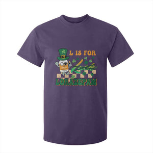 Funny Nurse St Patricks Day T Shirt For Kid Retro L is for Lorazepam Nursing Life TS02 Purple Print Your Wear