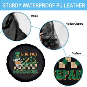 Funny Nurse St Patricks Day Spare Tire Cover Retro L is for Lorazepam Nursing Life TS02 Print Your Wear
