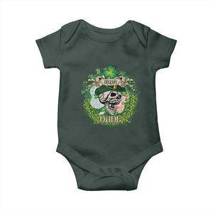 Irish Skull Baby Onesie Irish Dude Sugar Skull St Patricks Day Leprechaun TS02 Print Your Wear