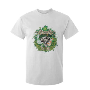 Irish Skull T Shirt For Kid Irish Dude Sugar Skull St Patricks Day Leprechaun TS02 White Print Your Wear