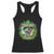 Irish Skull Racerback Tank Top Irish Dude Sugar Skull St Patricks Day Leprechaun TS02 Black Print Your Wear