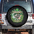 Irish Skull Spare Tire Cover Irish Dude Sugar Skull St Patricks Day Leprechaun TS02 No hole Black Print Your Wear