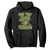 Funny St. Patricks Day Drinking Hoodie Irish Today Hungover Tomorrow Beer Lover Gnome TS02 Black Printyourwear