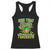 Funny St Patricks Day Drinking Racerback Tank Top Irish Today Hungover Tomorrow Beer Lover Gnome TS02 Black Print Your Wear
