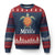 The Gulf Of Mexico Ugly Christmas Sweater Sea Turtle Graphic Forever Never Forget TS02 Navy Red Print Your Wear