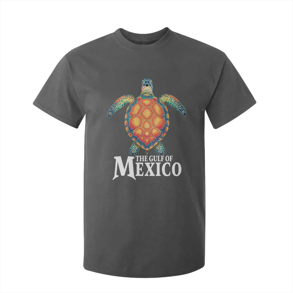 The Gulf Of Mexico T Shirt For Kid Sea Turtle Graphic Forever Never Forget TS02 Dark Heather Print Your Wear