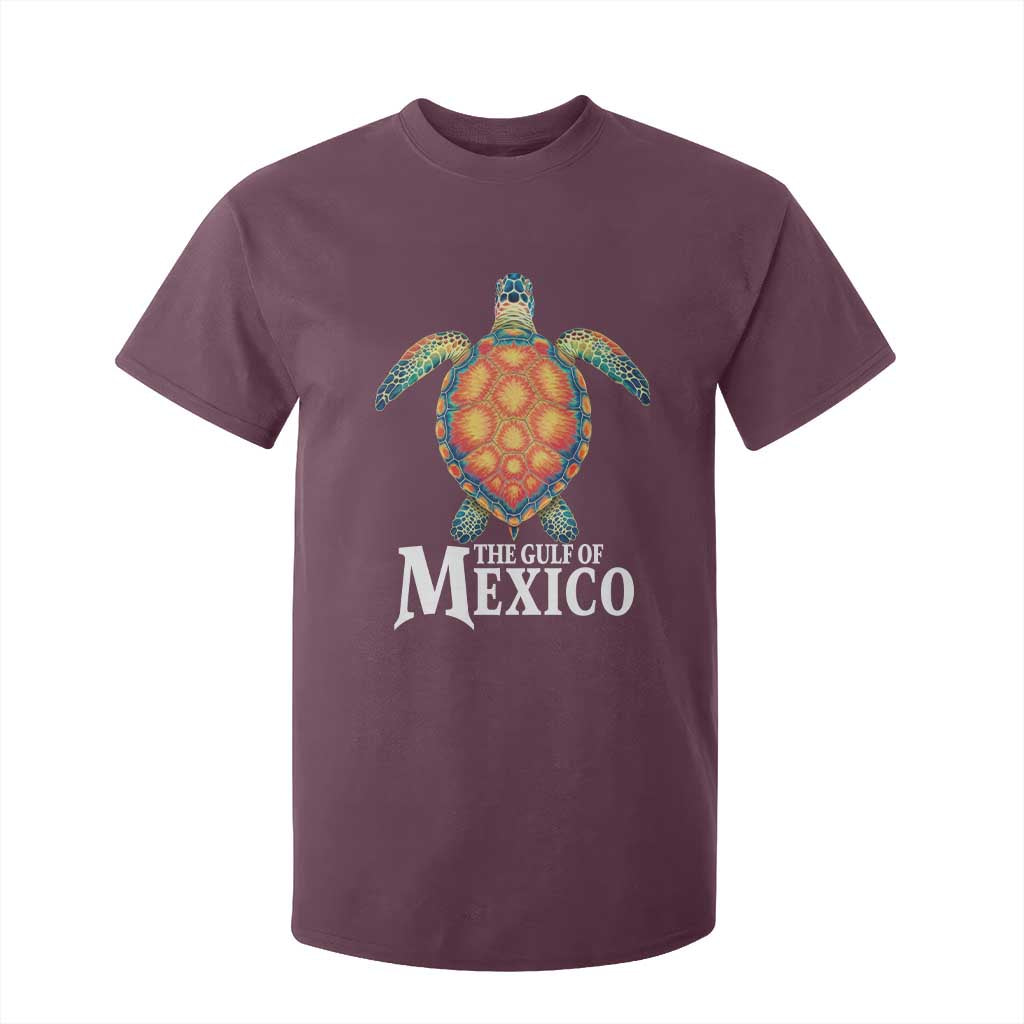 The Gulf Of Mexico T Shirt For Kid Sea Turtle Graphic Forever Never Forget TS02 Maroon Print Your Wear