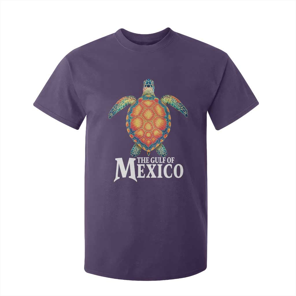 The Gulf Of Mexico T Shirt For Kid Sea Turtle Graphic Forever Never Forget TS02 Purple Print Your Wear
