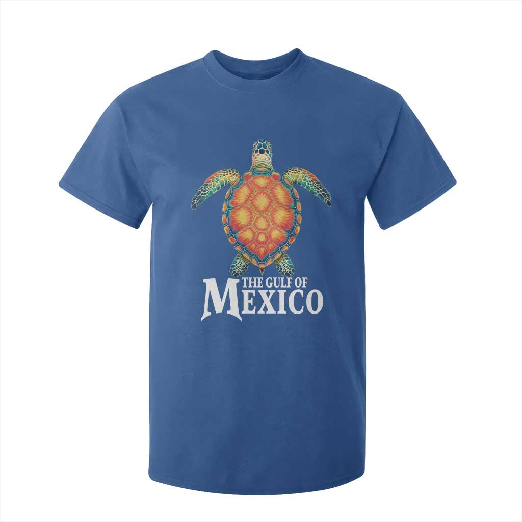 The Gulf Of Mexico T Shirt For Kid Sea Turtle Graphic Forever Never Forget TS02 Royal Blue Print Your Wear