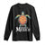 The Gulf Of Mexico Long Sleeve Shirt Sea Turtle Graphic Forever Never Forget TS02 Black Print Your Wear