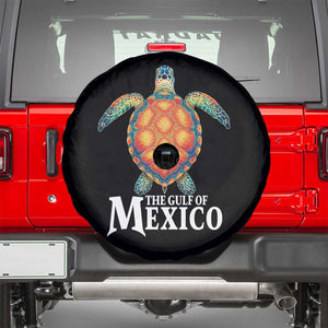 The Gulf Of Mexico Spare Tire Cover Sea Turtle Graphic Forever Never Forget TS02 Black Print Your Wear