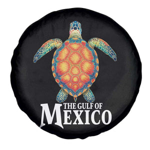 The Gulf Of Mexico Spare Tire Cover Sea Turtle Graphic Forever Never Forget TS02 Print Your Wear