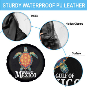 The Gulf Of Mexico Spare Tire Cover Sea Turtle Graphic Forever Never Forget TS02 Print Your Wear