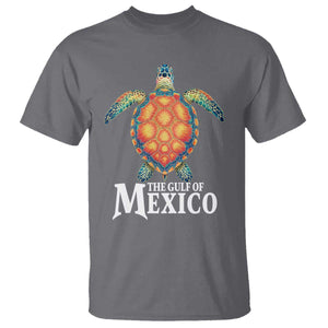 The Gulf Of Mexico T Shirt Sea Turtle Graphic Forever Never Forget TS02 Charcoal Print Your Wear