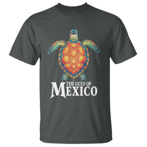 The Gulf Of Mexico T Shirt Sea Turtle Graphic Forever Never Forget TS02 Dark Heather Print Your Wear