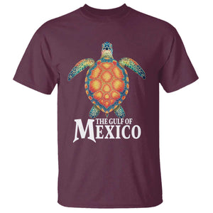 The Gulf Of Mexico T Shirt Sea Turtle Graphic Forever Never Forget TS02 Maroon Print Your Wear