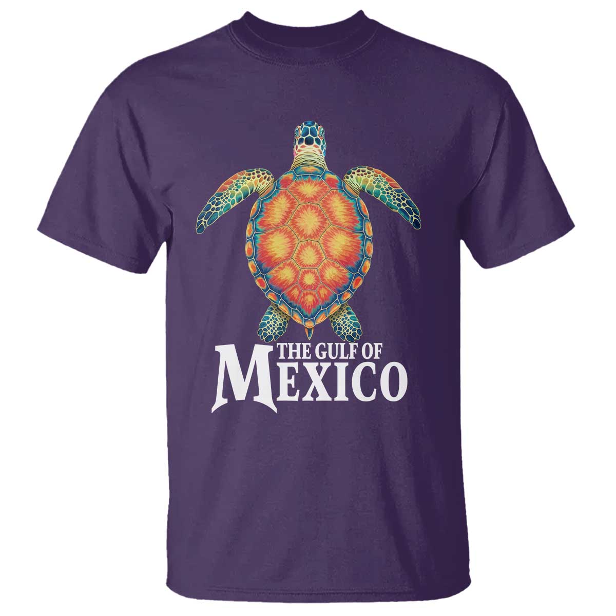 The Gulf Of Mexico T Shirt Sea Turtle Graphic Forever Never Forget TS02 Purple Print Your Wear