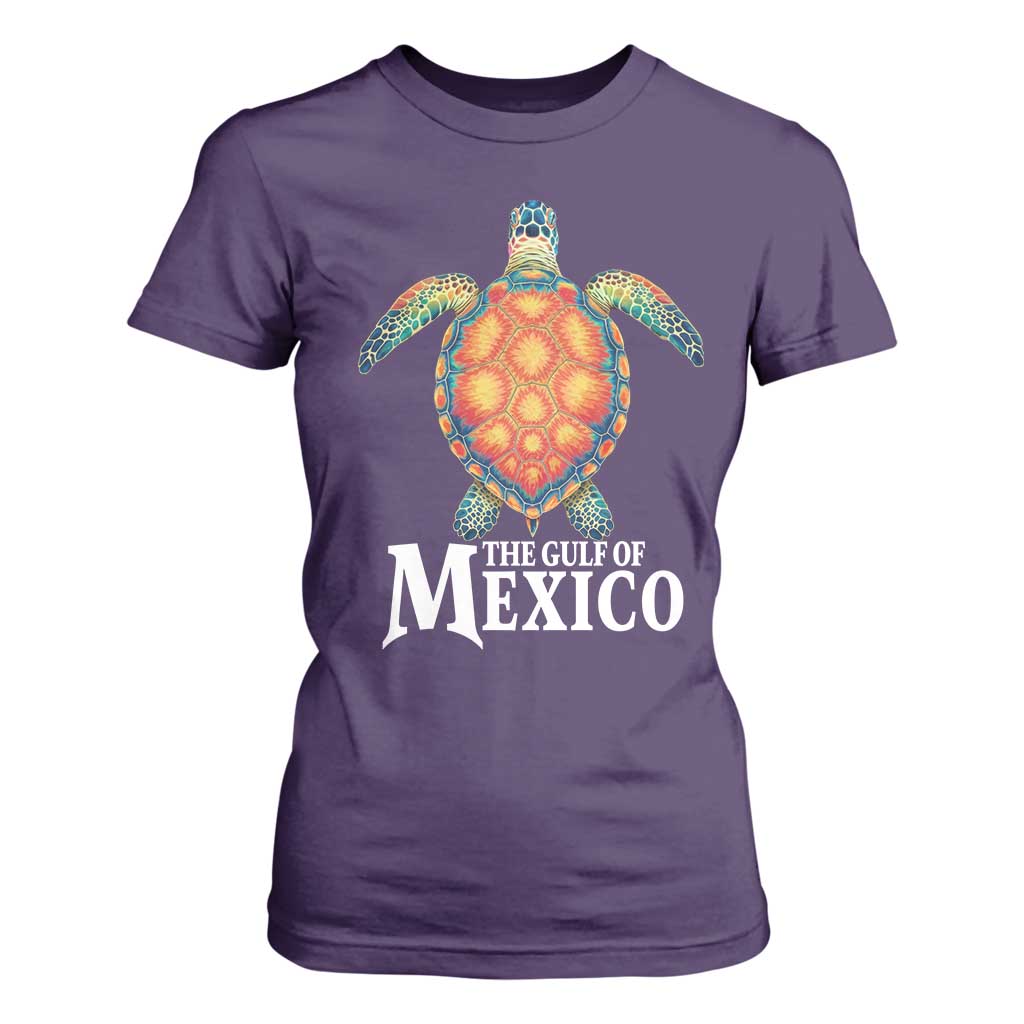 The Gulf Of Mexico T Shirt For Women Sea Turtle Graphic Forever Never Forget TS02 Purple Print Your Wear
