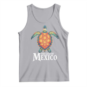 The Gulf Of Mexico Tank Top Sea Turtle Graphic Forever Never Forget TS02 Athletic Heather Print Your Wear
