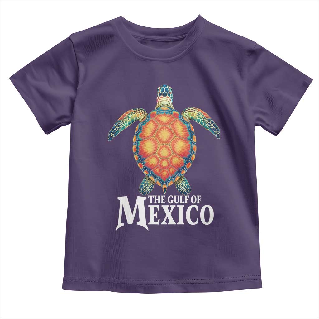 The Gulf Of Mexico Toddler T Shirt Sea Turtle Graphic Forever Never Forget TS02 Purple Print Your Wear