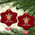 La Tortuga Marina Ceramic Ornament Sea Turtle Gulf Of Mexico Forever TS02 Print Your Wear