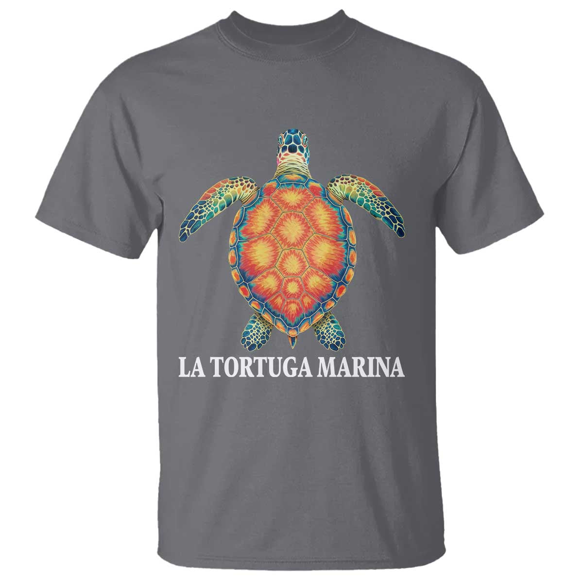 La Tortuga Marina T Shirt Sea Turtle Gulf Of Mexico Forever TS02 Charcoal Print Your Wear