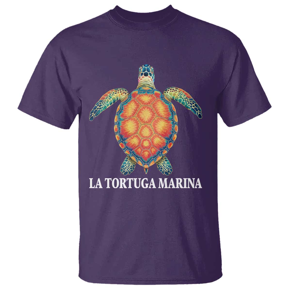 La Tortuga Marina T Shirt Sea Turtle Gulf Of Mexico Forever TS02 Purple Print Your Wear