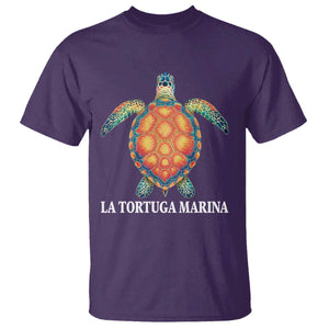 La Tortuga Marina T Shirt Sea Turtle Gulf Of Mexico Forever TS02 Purple Print Your Wear