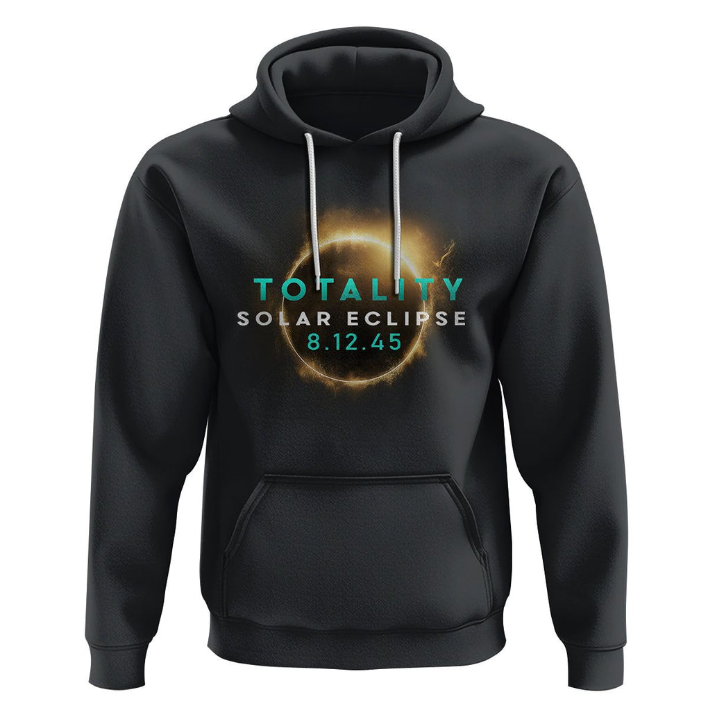 Total Solar Eclipse 2045 Hoodie American Totality August 12 TS02 Black Printyourwear