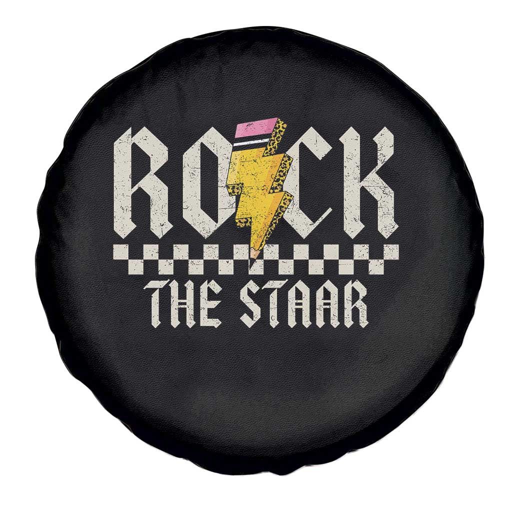 Rock The STAAR Day Spare Tire Cover Texas Teacher Student Motivational Testing TS02 Print Your Wear