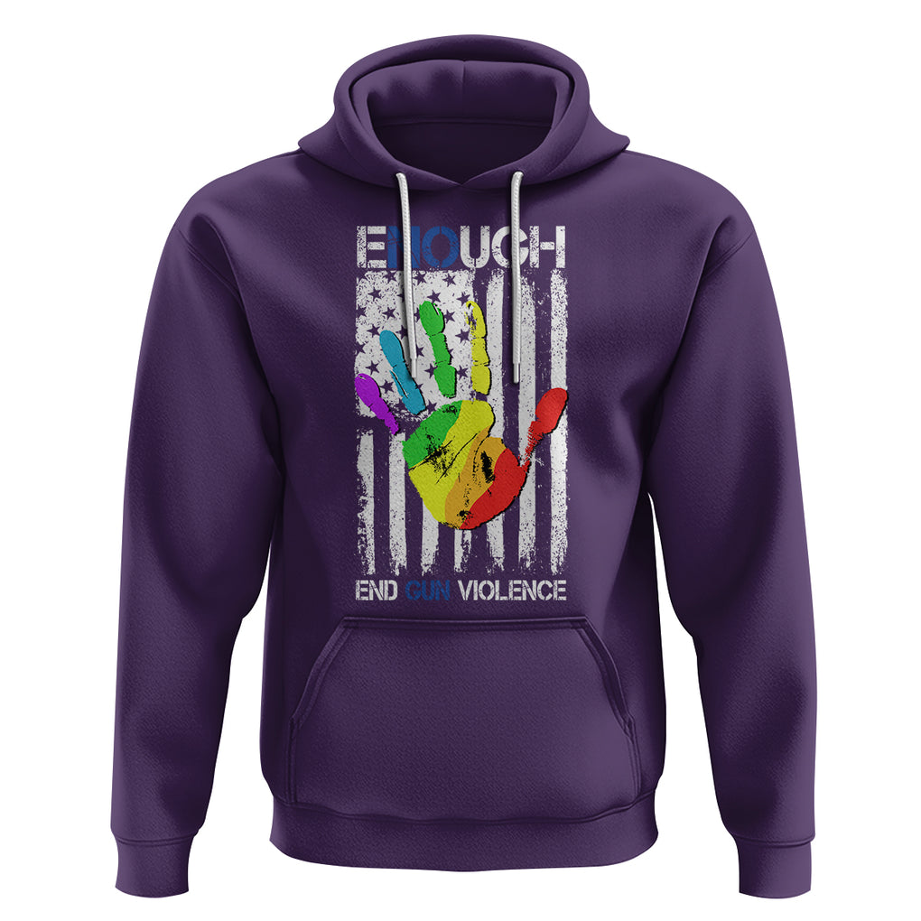 Gun Violence Awareness Hoodie Enough End Gun Violence Protect Our Children Orange Mom Dad TS02 Purple Printyourwear