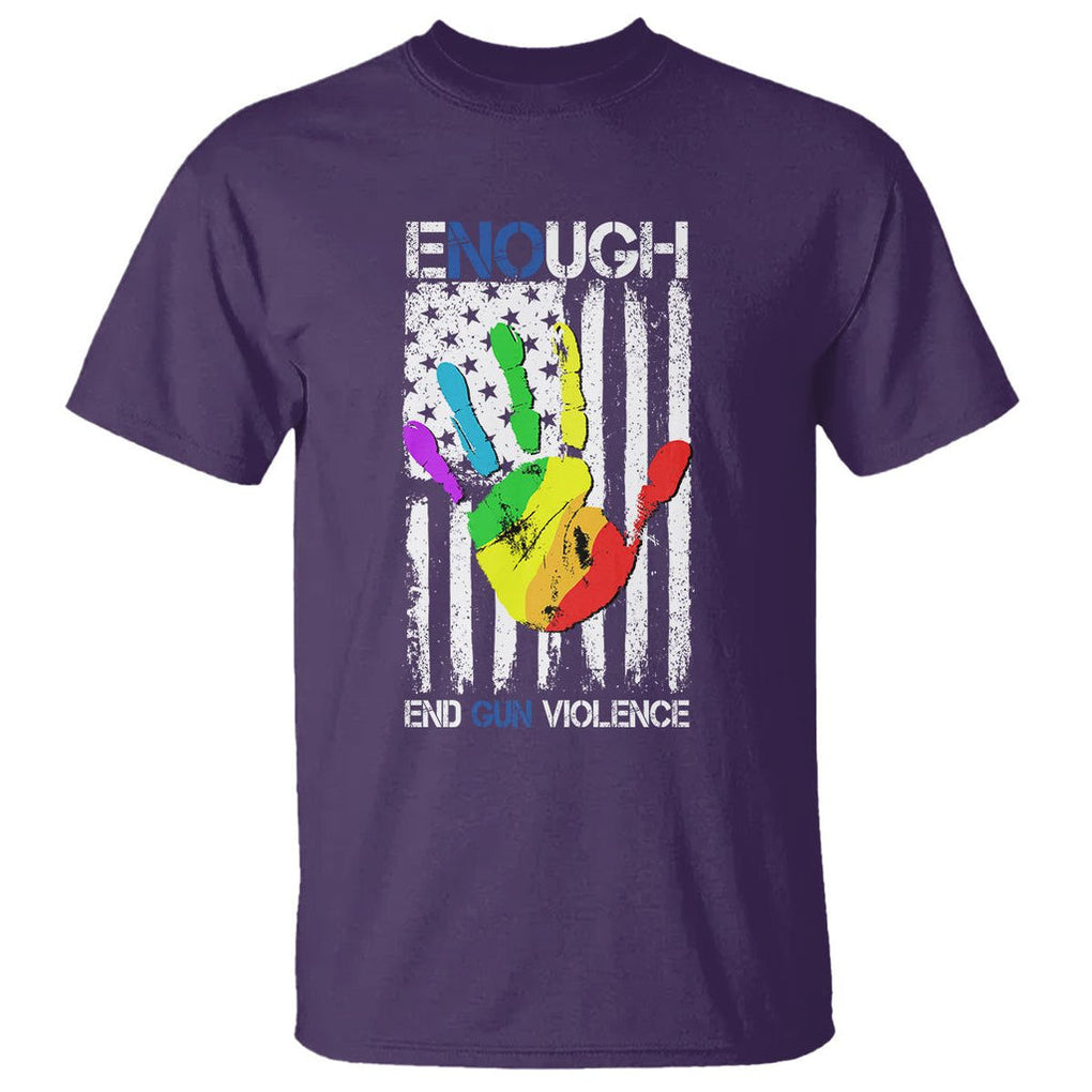 Gun Violence Awareness T Shirt Enough End Gun Violence Protect Our Children Orange Mom Dad TS02 Purple Printyourwear
