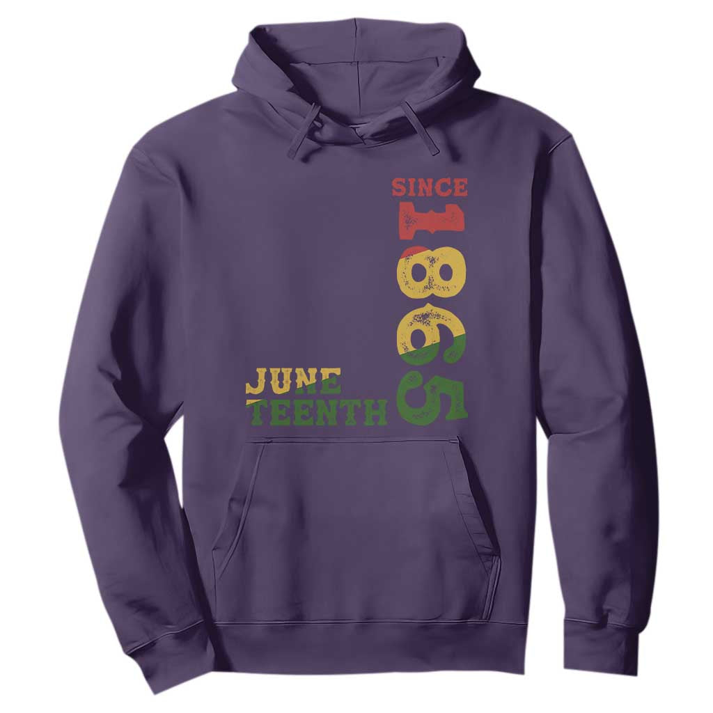 Juneteenth Hoodie Since 1865 Freedom Black History Independence Day TS02 Purple Print Your Wear