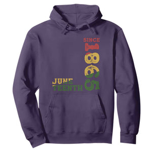 Juneteenth Hoodie Since 1865 Freedom Black History Independence Day TS02 Purple Print Your Wear