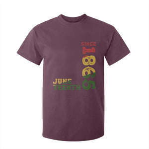 Juneteenth Since 1865 T Shirt For Kid Freedom Black History Independence Day TS02 Maroon Print Your Wear