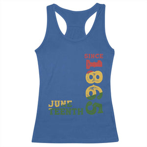 Juneteenth Since 1865 Racerback Tank Top Freedom Black History Independence Day TS02 Royal Blue Print Your Wear