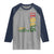 Juneteenth Since 1865 Raglan Shirt Freedom Black History Independence Day TS02 Sport Gray Navy Print Your Wear
